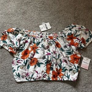 NEW Floral Off-Shoulder Summer Top